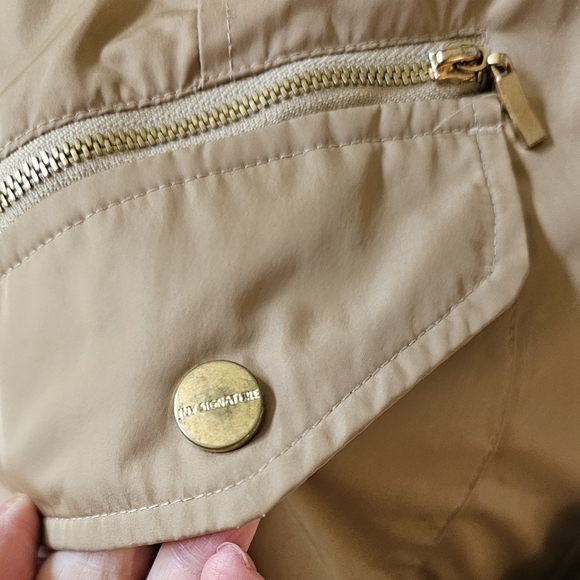 Jones new york signature woman  Anorak Roll Tab Snap Sleeves jacket 2x - Picture 13 of 16